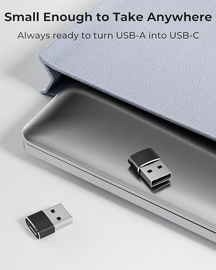 Basesailor USB to USB C Adapter 3 Pack,Type C Female to USB A Male Cable Converter for MacBook Pro,iMac,PC,Laptop,Computer,Samsung Galaxy Note 20 S20 S21 S22 S23,Google Pixel 5 4 4A 3 3A 2 XL,OTG