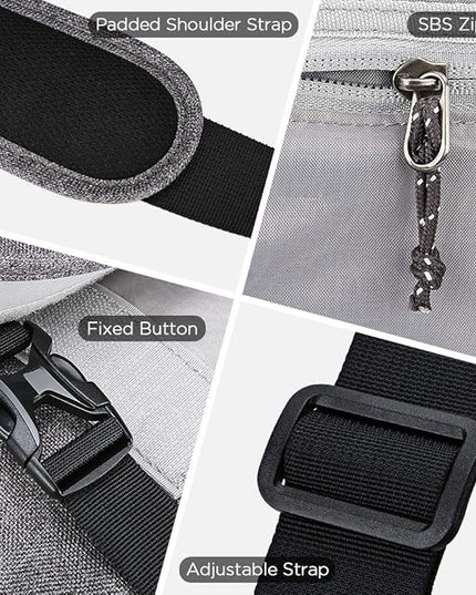 OIWAS Messenger Bag for Men, 14 Inch Laptop Crossbody Bags Women Casual Satchel Shoulder Bag College Travel Office Briefcase