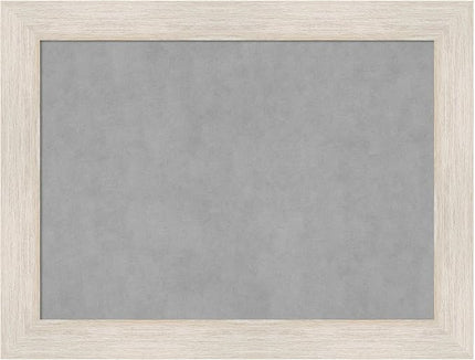 Amanti Art White Framed Magnetic Board 25x33 Medium Vision Board for use with Magnets, 100% Metal Sheet to Display Items as Office Decor or for Home Organization in mudroom, Kitchen or Kids Room