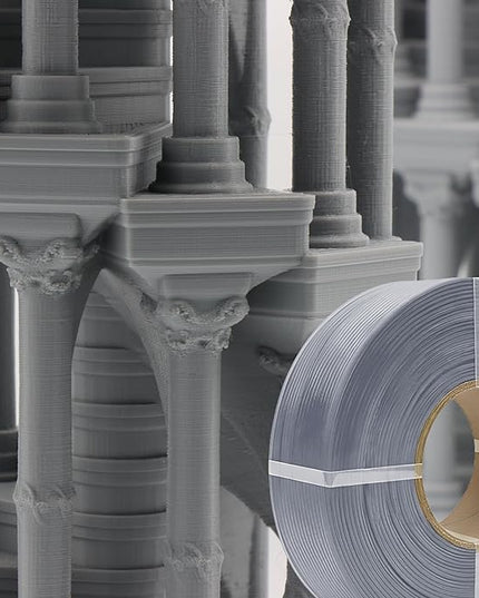Polymaker Panchroma Refill Spool Steel Grey PLA 3D Printing Filament Refill, Compatible with All Reusable Spools and All Major FDM 3D Printers, Tangle-Free, Vibrant Colors, 1.75mm 1kg