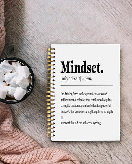 Inspirational Spiral Notebook,Inspirational Journal,Inspirational Journal for Women Men Writing,Grit Spiral Notebook 8.3×5.5 Inch