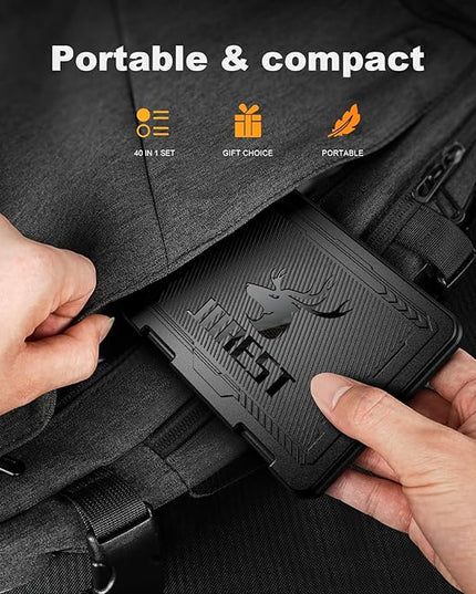 JOREST 40Pcs Small Precision Screwdriver Set with Torx Triwing Phillips, Mini Repair Tool Kit for Macbook, Computer, Laptop, PC, iPhone, PS5, Xbox, Switch, Glasses, Watch, Ring Doorbell, Electronics