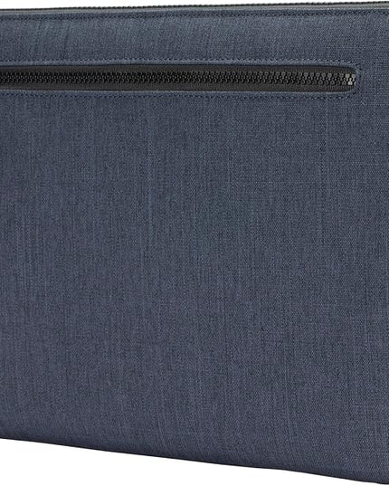 Incase Compact Laptop Sleeve with Woolenex - 14" MacBook/Laptop and iPad/Tablet Sleeve, Computer Case and Cover, Lightweight, Weather Resistant, with Slip Pocket for Accessories - Heather Navy