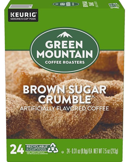 Green Mountain Coffee Roasters Brown Sugar Crumble Coffee, Keurig Single Serve K-Cup Pods, 96 Count