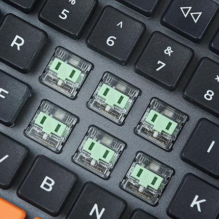 Kailh PG1350 Choc V1 Low Profile Keyboard Switches,5-Pin 20-70gf,Kailh Choc V1 Switch clicky&Linear and Tactile for Chocolate Mechanical Gaming Keyboard,Built-in LED Slot (Jade-35Pcs)