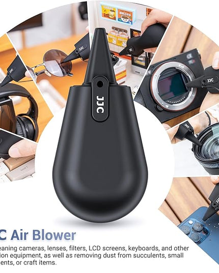 JJC Pocket-Sized Silicone Camera Dust Blower Lens Air Blower, Small Camera Lens Cleaner Air Blower for Sensor LCD Keyboards Filters Printing, Compact Portable Dust Blower for Outdoor Travel Cleaning
