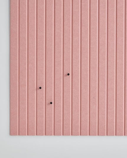 Large Bulletin Board 48"x36" - Office Wall Organizer to Replace your Old Cork Boards for Walls for Office Decor - 12-pack Felt Wall Panels for Use in Home Office Decor, Classroom Decor (Coral)