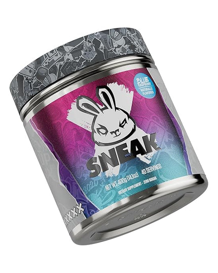 SNEAK Energy Drink Powder | Blue Raspberry | No Sugar. No Nasties. Just Natural Caffeine, Focus-Boosting Nootropics | 40 Servings