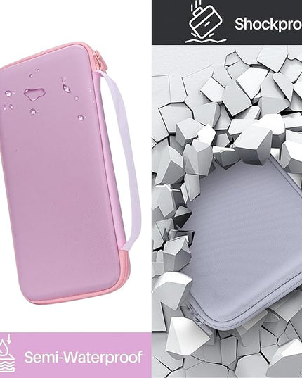 Hard Carry Case Compatible with Logitech MX Keys Mini Minimalist Illuminated Keyboard (Rose Case)