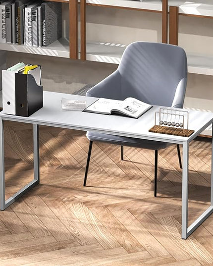 SHW Mission 32-Inch Home Office Computer Desk, White