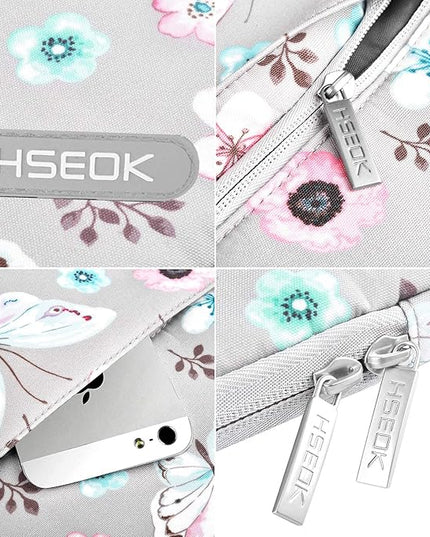 Hseok Laptop Case 15.6 Inch Sleeve, Shockproof Protective Water Repellent with Accessory Pocket,Compatible with Mac Pro 16 inch 2025-2019, Sleeve Bag for Most 15 15.6 16 Notebooks,B01F01