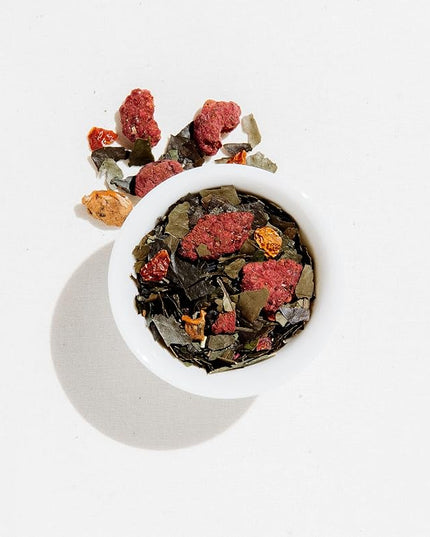 Art of Tea | Organic Happy Tea | Organic Green Tea | 12 Eco Friendly Pyramid Tea Bags Sachet |
