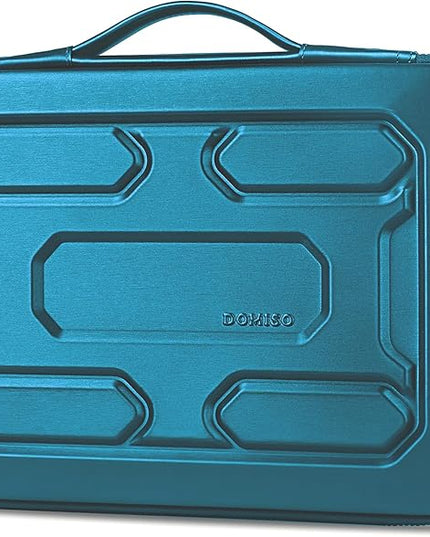 DOMISO 17.3 inch Laptop Sleeve with Handle Shockproof Waterproof EVA Protective Case for 17.3" ZBook Fury 17.3 G8/MSI GS73VR Stealth Pro/HP Envy 17.3/LG Gram 17.3"/ROG Strix GL702VS, Teal