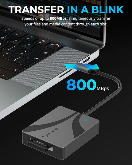 SABRENT USB Type C CFexpress Type A Card Reader [CR-CFXA]