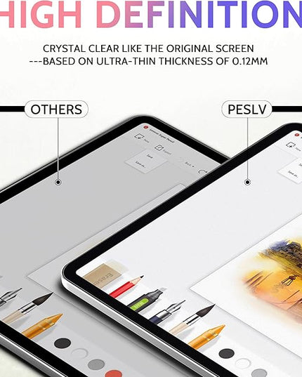 2 Pack Like Paper Screen Protector for iPad Pro 11 Inch M4/M5 [2024/2025 5/6th Gen], Matte Anti Glare PET Film/Blue Light Filter Eye Protection Cover/Drawing & Writing Feel Like on Paper