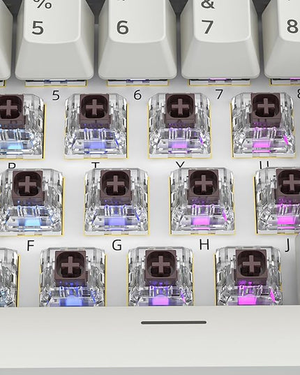 Kailh Box Brown Switches for Mechanical Keyboard,3-Pin 45gf Tactile/Factory Lubed/Dust&Waterproof Switches(Kailh Box Brown,90Pcs)
