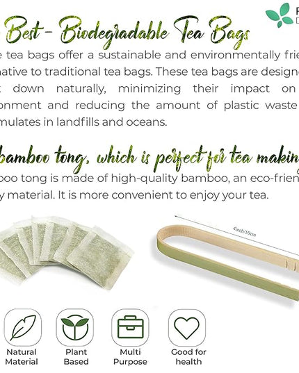 FreshDrinkUS, Premium 135 Fennel Tea Bags, 100% Natural & Pure from Fennel Seeds. Made with Natural Material Tea Bags. No Sugar, No Caffeine, No Gluten, Vegan.