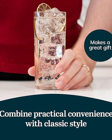 Libbey Classic Highball Drinking Glass, 11 ounce, Set of 6