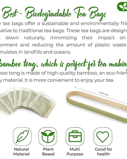 FreshDrinkUS, 40 Premium Soursop Graviola Fruit Tea Bags, 100% Natural and Pure from Soursop Fruits, Made With Natural Materials-Corn Fiber Tea Bag, Sugar/Caffeine/Gluten Free, Hoja Guanabana Tea