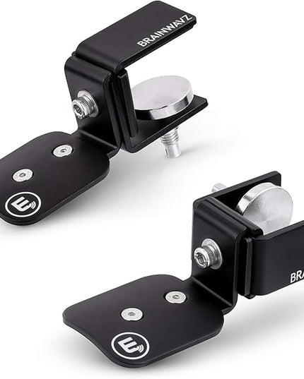 BRAINWAVZ Hengja - The Desk Headphone Stand Hanger Mount, All Metal, Rotatable Mount, PC & Gaming Headset Holder