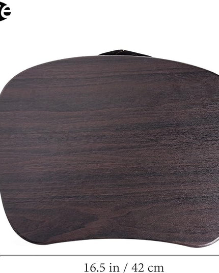 Jasenna Lap Laptop Desk - Portable Lap Desk with Pillow Cushion, Fits up to 15.6 inch Laptop for Home Office Students Use as Computer Laptop Stand, Book Tablet(1-Dark Grey)