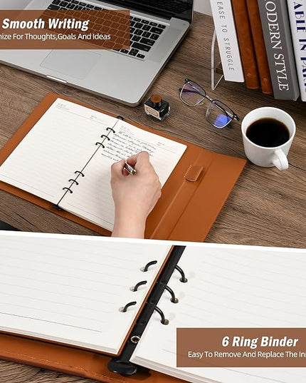 Going Away Retirement Gifts For Men And Women,Leather Journal,Employee Appreciation Inspirational Coworker Leaving Farewell Gifts For Staff Social Worker Secretary (Thank You Gift)