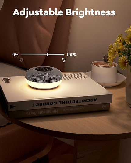 Portable Sound Machine, Long Battery with Loud Bluetooth Speaker, 39 Special Soothing Sounds, White Noise Sound Machine for Sleeping