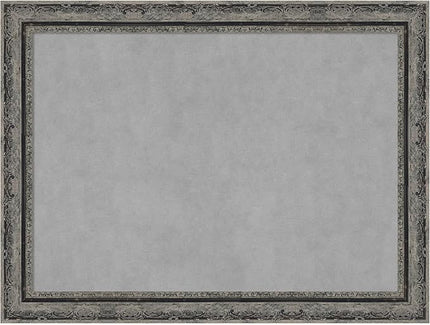 Amanti Art Black Framed Magnetic Board 24x32 Medium Vision Board for use with Magnets, 100% Metal Sheet to Display Items as Office Decor or for Home Organization in mudroom, Kitchen or Kids Room