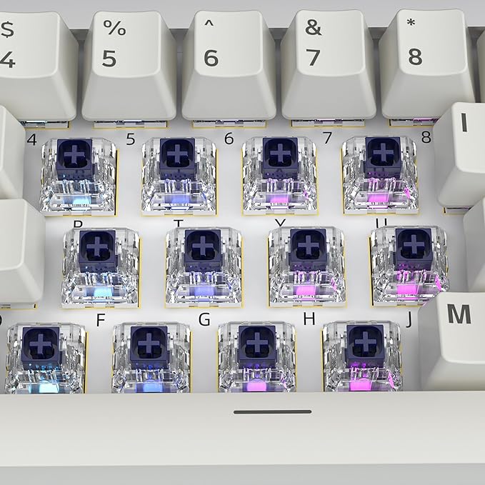 Kailh Box Navy Switches for Mechanical Gaming Keyboard,3-Pin 60gf Clicky/Factory Lubed/IP56 Dust&Waterproof Switches(Kailh Box Navy,108Pcs)