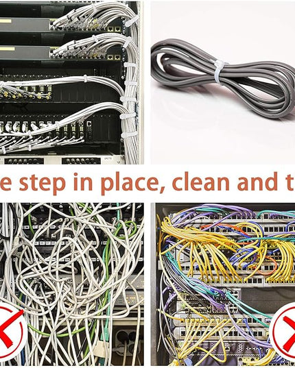 Halsouy Zip Ties Heavy Duty Nylon Self-locking Wire Ties 30 Pack - White (24 Inch)