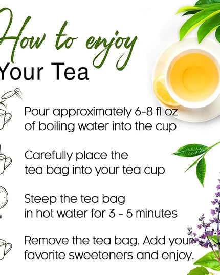 FreshDrinkUS, Premium 75 Tea Bags Soursop Green Tea, 100% Natural & Proprietary Blend from Soursop Leaves and Green Tea. Smooth Flavor. Made with Eco-Conscious Tea Bags. No Additives No Sugar, Vegan.