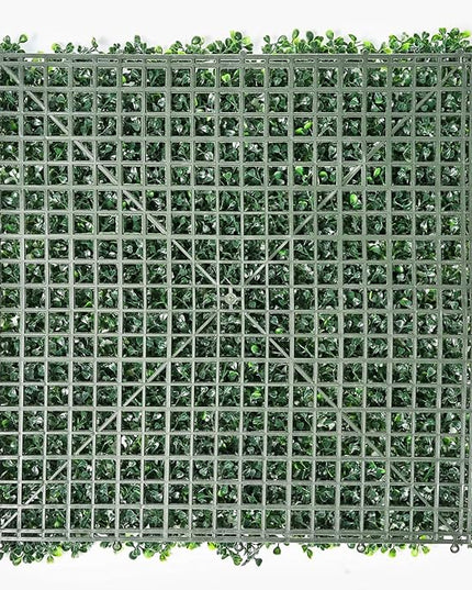 Sunnyglade 12 Pieces 20"x 20" Artificial Boxwood Panels Topiary Hedge Plant, Privacy Hedge Screen Sun Protected Suitable for Outdoor, Indoor, Garden, Fence, Backyard and Decor (12PCS)