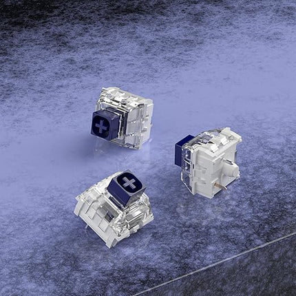 Kailh Box Navy Pro Switches for Mechanical Gaming Keyboard,3-Pin Clicky/Pre Lubed/IP56 Dust&Waterproof Switches(Navy Pro,90Pcs)