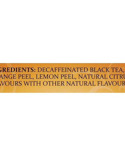 Twinings Decaffeinated Lady Grey Black Tea Individually Wrapped Bags, 20 Count (Pack of 1), Orange Peel & Lemon Peel, Enjoy Hot or Iced, 20 Teabags