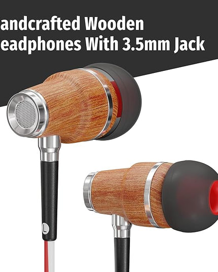 Symphonized Wired Earbuds with Microphone – 90% Noise Cancelling Ear buds with Mic, in Ear Headphones Wire for Computer & Phone, Earphones 3.5 mm Jack