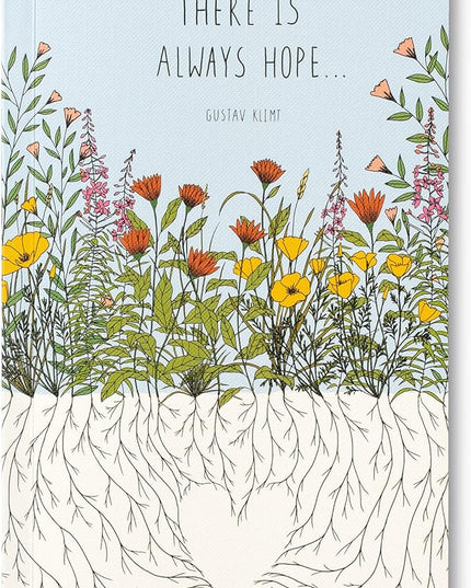 Compendium Softcover Journal - There is always hope… – A Write Now Journal with 128 Lined Pages, 5”W x 8”H