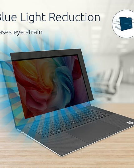 Kensington High Clarity Privacy Screens Filter for 15.6 inch 16:9 Laptops, Easy Installation Privacy Filter, Anti-Glare, 2H Hardness Protection, Compatible with HP Lenovo Samsung Asus HC156A169A