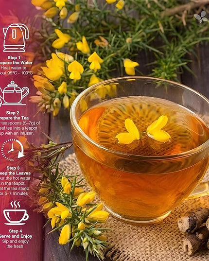 FreshDrinkUS, MenopauseSlim 40 Tea Bags – Herbal Blend with Rooibos, Dandelion Root, Matcha, Licorice, Cardamom & Black Cohosh – Smooth, Earthy Flavor – Premium Quality, Naturally Caffeine-Free Tea
