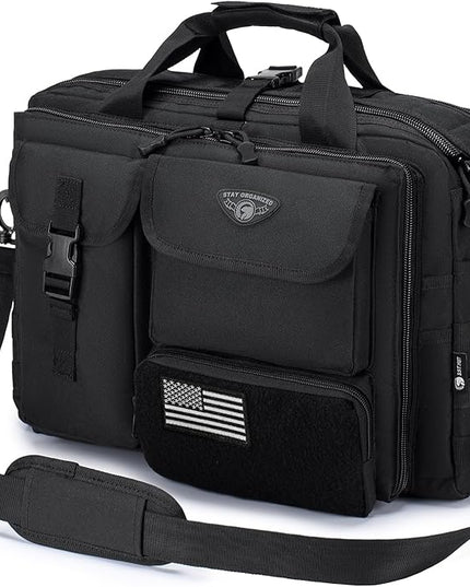 Stypos Tactical Messenger Bag Briefcase for Man Military Laptop Bag 14 Inch/15.6 Inch /17.3 Inch Messenger Shoulder Work Bag
