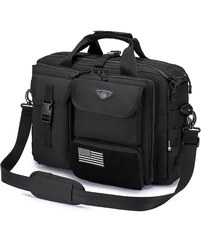 Stypos Tactical Messenger Bag Briefcase for Man Military Laptop Bag 14 Inch/15.6 Inch /17.3 Inch Messenger Shoulder Work Bag