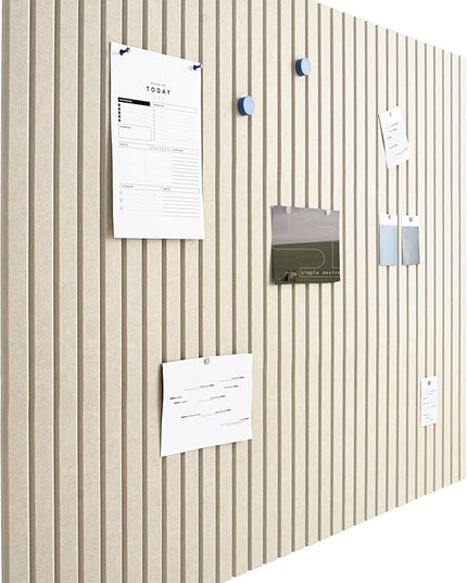 Large Bulletin Board 48"x36" - Office Wall Organizer to Replace your Old Cork Boards for Walls for Office Decor - 12-pack Felt Wall Panels for Use in Home Office Decor, Classroom Decor (Opera)