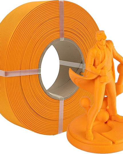 Polymaker Panchroma Refill Spool Matte Sunrise Orange PLA 3D Printing Filament Refill, Compatible with All Reusable Spools and All Major FDM 3D Printers, Tangle-Free, Vibrant Colors, 1.75mm 1kg