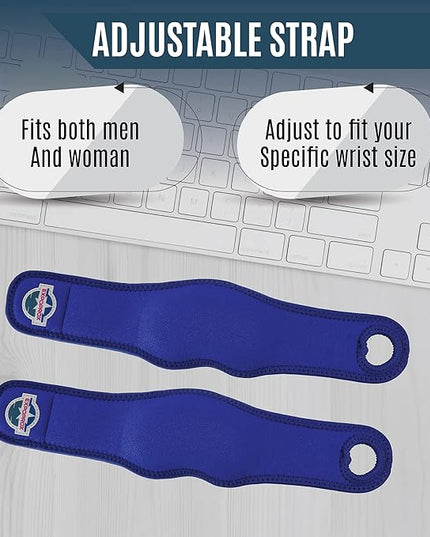 EXPOROX-Wrist Rest Pads-Ergonomic Mouse and Keyboard Support-Tension.Adjustable Fit with Padded Comfort.