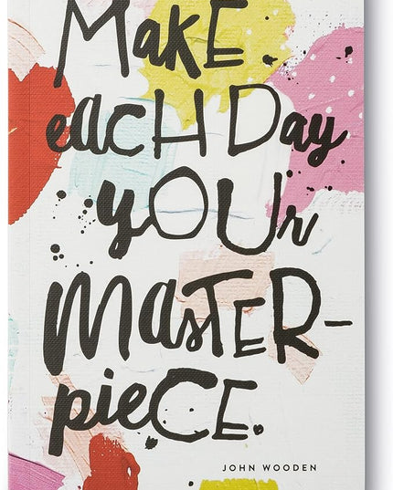 Compendium Softcover Journal - Make each day your masterpiece. – A Write Now Journal with 128 Lined Pages, 5″W x 8″H