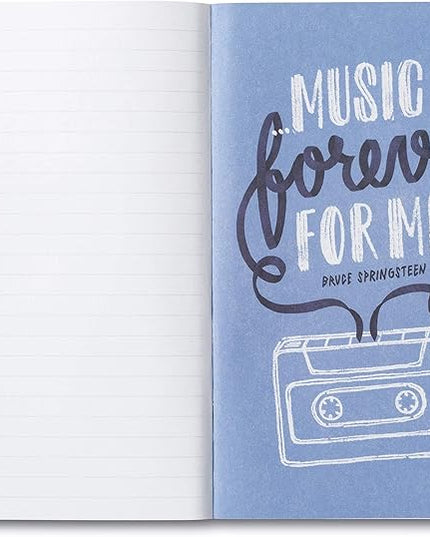 Compendium Softcover Journal - Let Your Music Play – A Write Now Journal with 128 Lined Pages, 5″W x 8″H