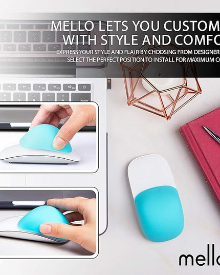 Mello Silicone Cushion Compatible with Apple Magic Mouse 1 & 2 (Marshmello White)