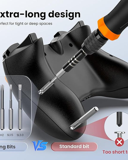 JOREST 152 in 1 Precision Screwdriver Set, Tool Gifts for Men, Magnetic Tool Kit with Torx Triwing Bits, Repair for Electronics,Macbook, Laptop, PC, RC, PS5, iphone,Jewelers, XBOX, Glasses