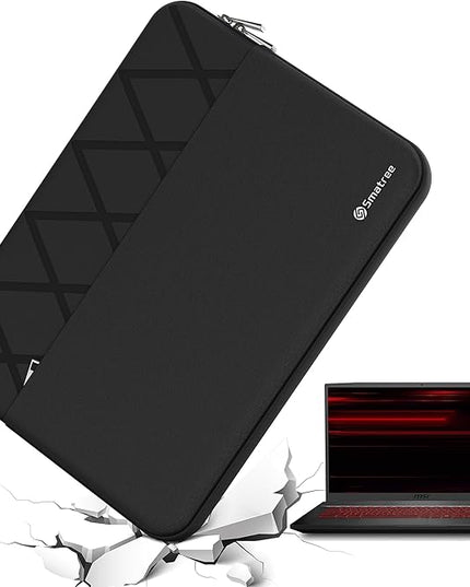 Smatree 17.3 inch Laptop Sleeve for MSI Gaming Laptop GF75 Thin/GS76 Stealth, for MSI Creator 17/WS76, 17 inch Protective Case with Accessory Pocket, YKK Zipper, Shockproof Design (E815)