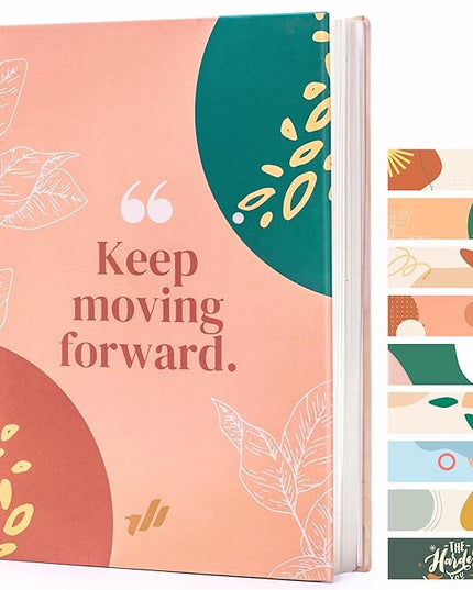 Hardcover Spiral Journal, 10.25" x 7.25", 300 Pages Large College Ruled Notebook for Women, Ideal for Writing, Journaling, Note-Taking, Work, School