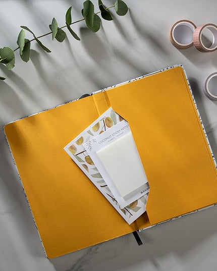 DIVERSEBEE Hardcover Lined Journal Notebook, Medium A5 (5.8 x 8.3 inches), 192 Pages, Thick Paper, Aesthetic Journals for Writing, Office School Bible Journaling Supplies (City on a Hill)